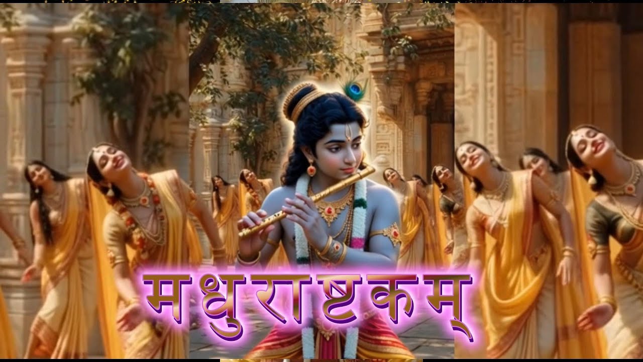 मधुराष्टकम्🪈जहाँ हर शब्द में श्रीकृष्ण की मधुरता बसती है 🦚