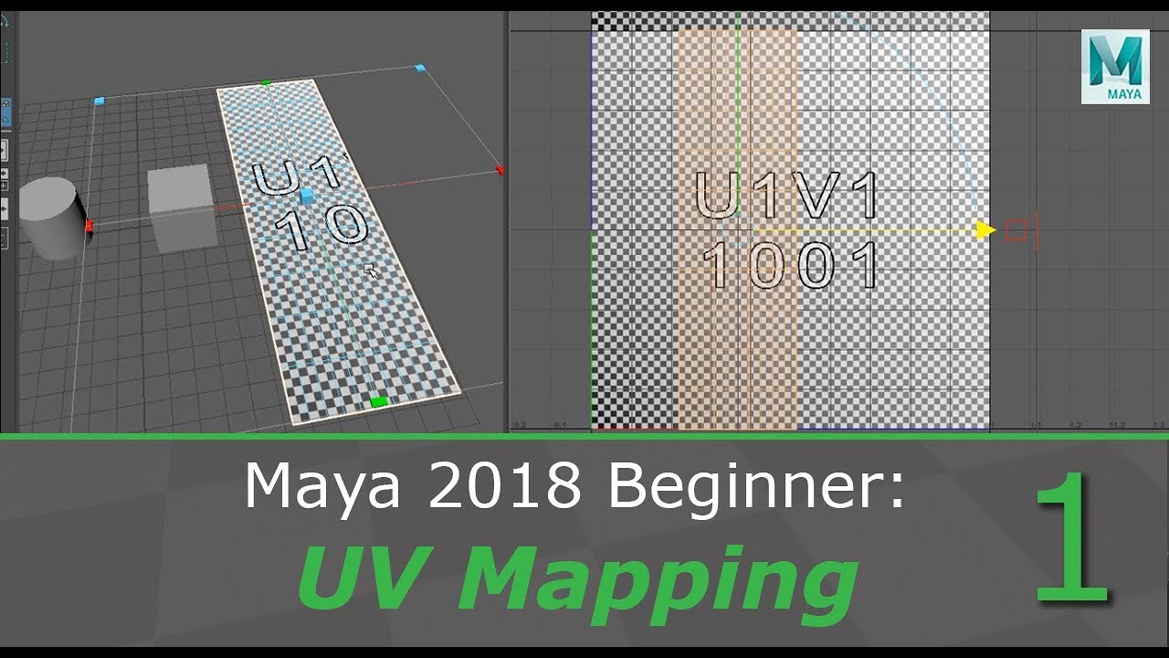 Maya 2018 для начинающих: UV-развёртка (1/3)