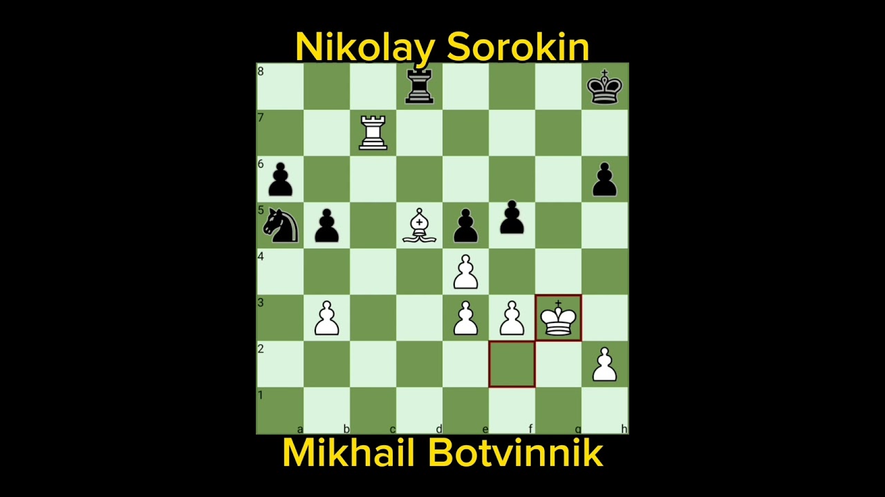 Botvinnik's Greatest Chess Game V1 | Botvinnik vs Sorokin (1931)