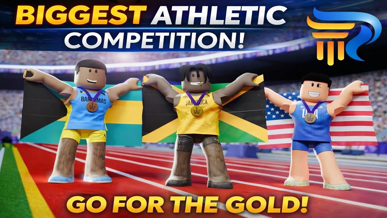 World Games: Athens [Track & Field] (#Roblox)