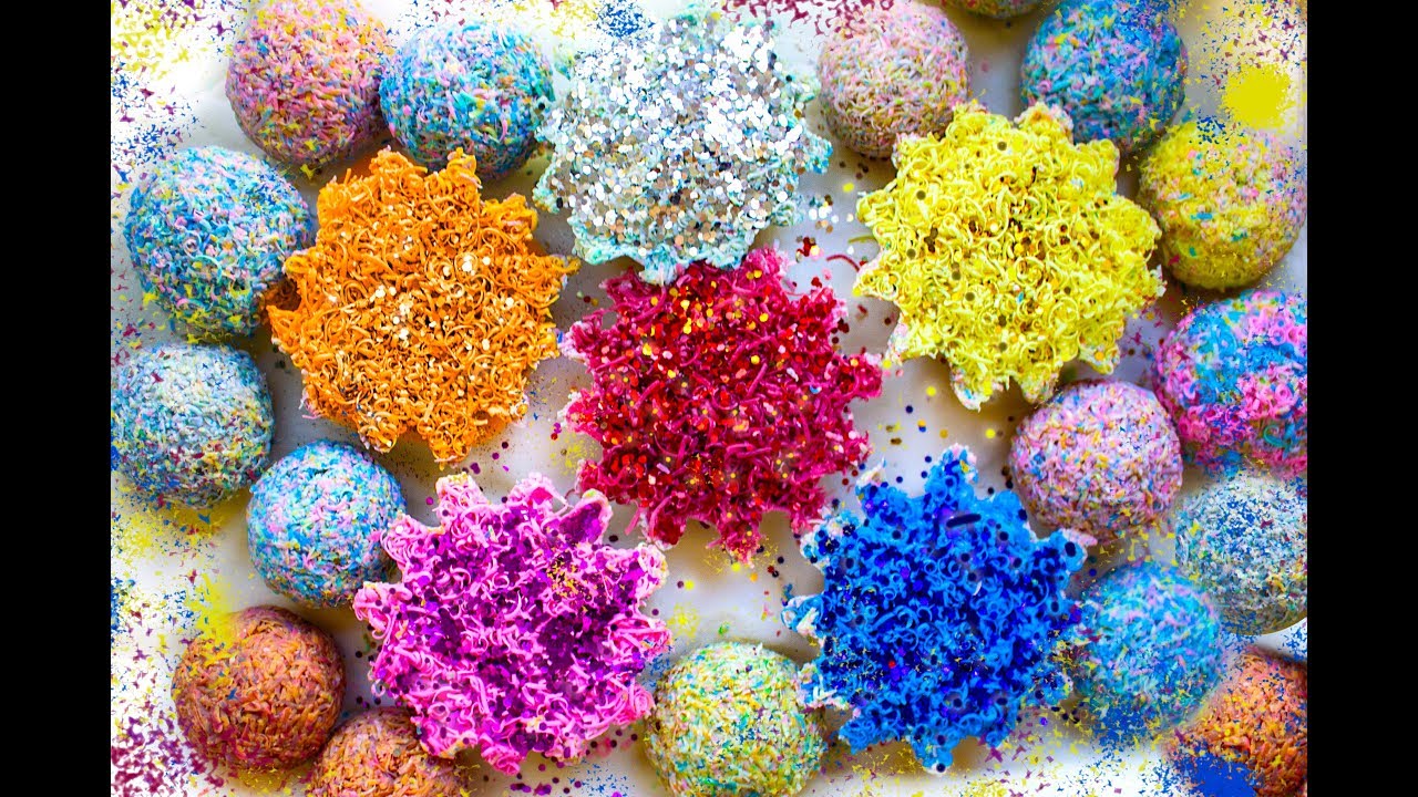 ASMR\ Breaking stars. Crispy Soap Balls\ No talk.