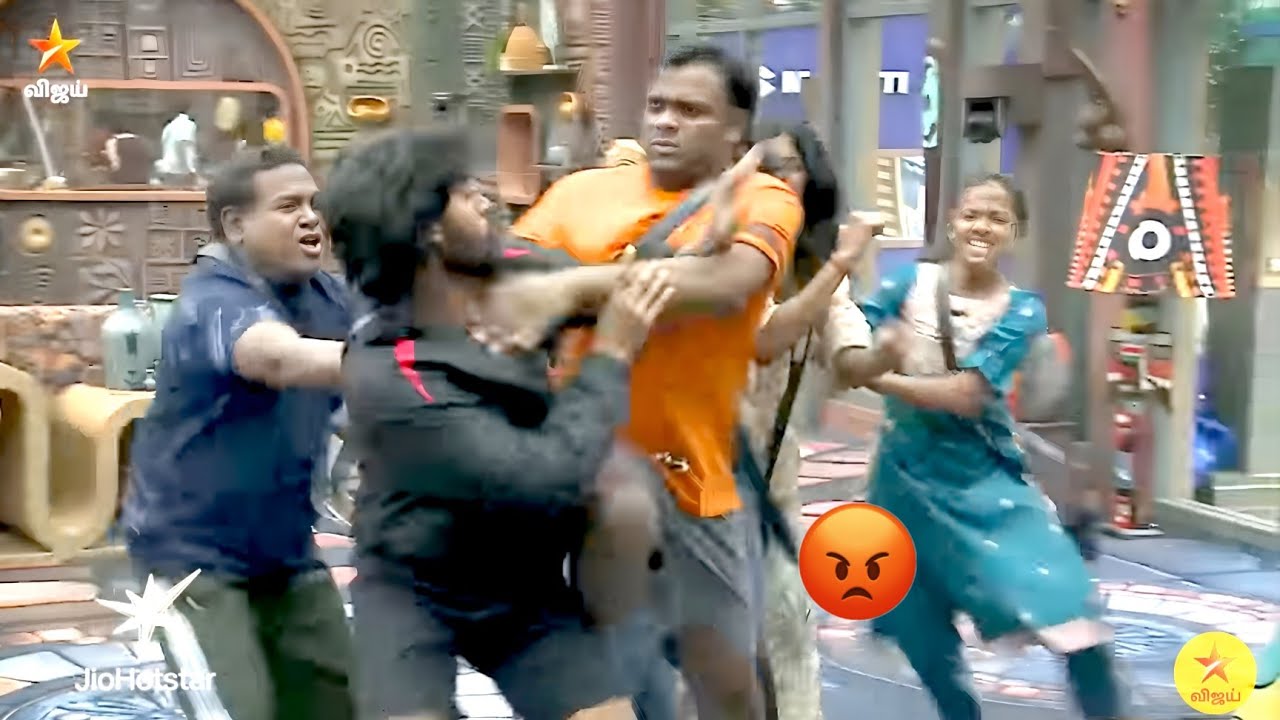 Kamruddin Vs Praveen Fight 🔥RED CARD உறுதி | Biggboss season 9 tamil