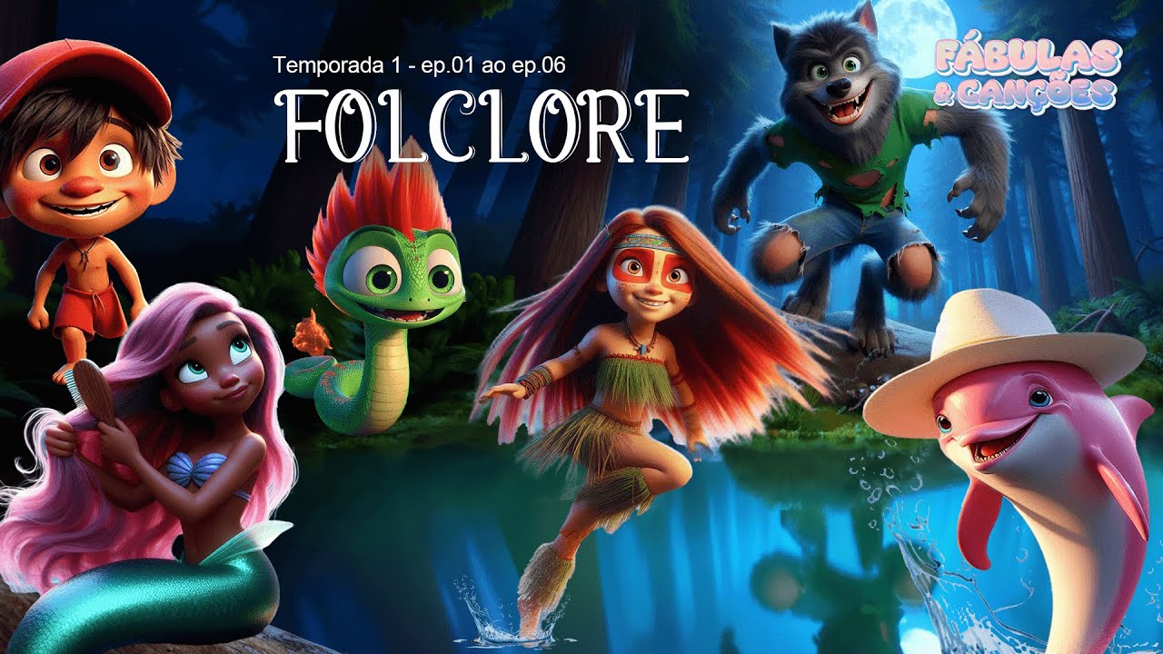 Folclore Brasileiro | Musica Infantil Coletânea 15 min | Fábulas e Canções - OFICIAL