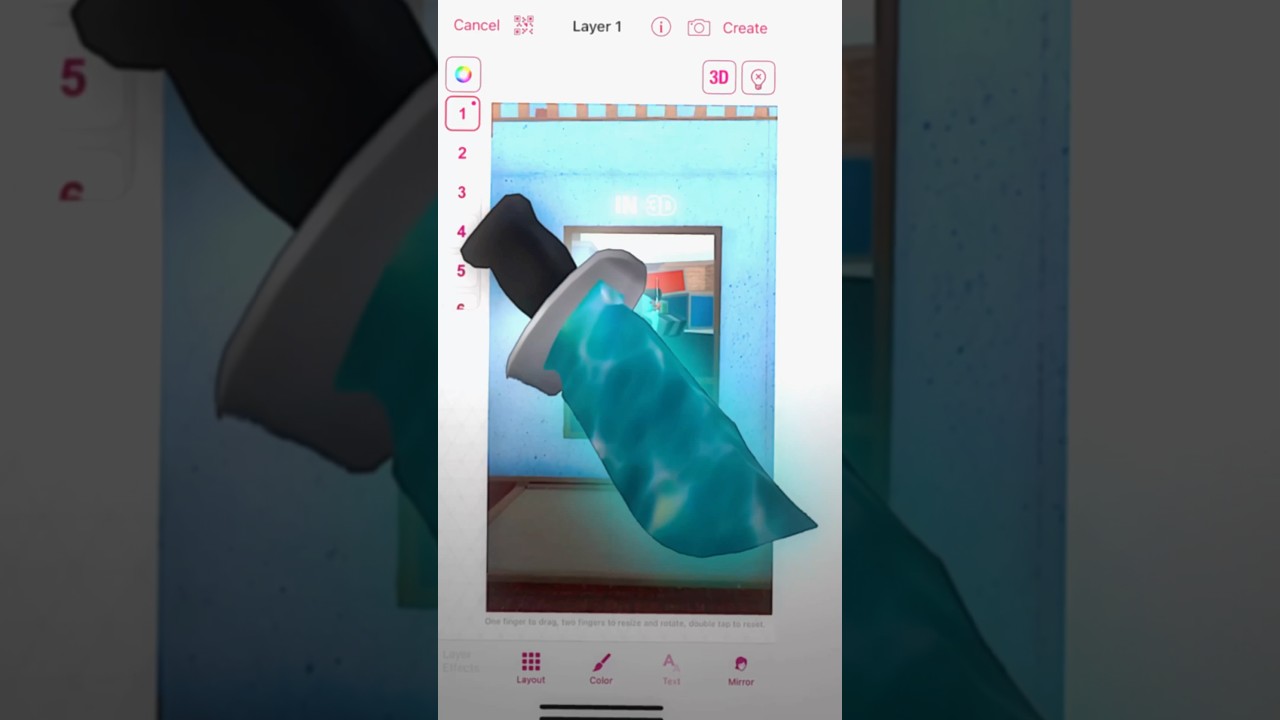 TRIED DOING A 3D EDIT ON MOBILE?!
