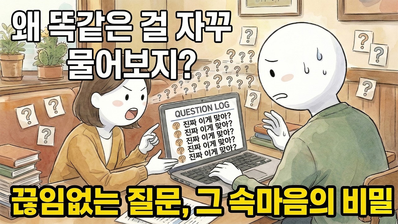 무한 반복해서 질문하는 사람 왜 이럴까? | 아! 힘들다! | 속시원한 해결방법