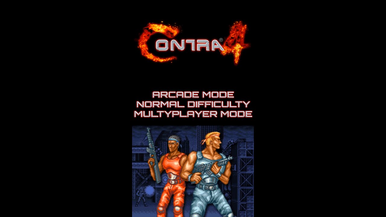 Contra iv (Normal Difficulty) multiplayer mode