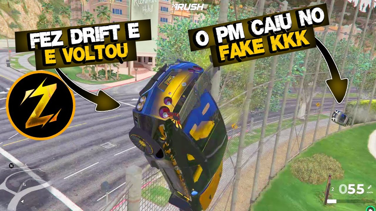 O ZUMANS FEZ UM DRIFT NO AR E O CARA CAIU NO DRIBLE ! GTA RP ! GTA FIVEM ROLEPLAY