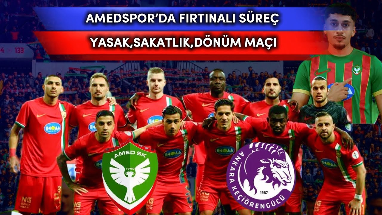 Amedspor’da Fırtınalı Süreç: Yasak Kararı, Dilhan Demir’in Sakatlığı ve Dönüm Maçı!