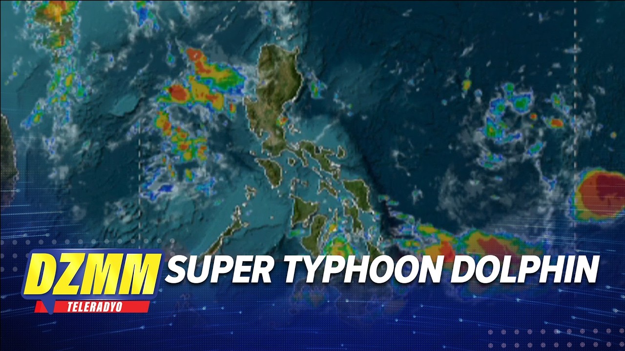 'Baka dadaplis': PAGASA monitors Super Typhoon Dolphin | DZMM TeleRadyo