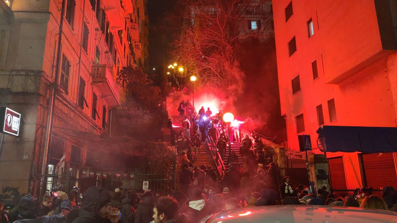 Derby della Lanterna: Gradinata Nord - Lo spettacolo dei Grifone - Rossiblu di Genoa CFC!