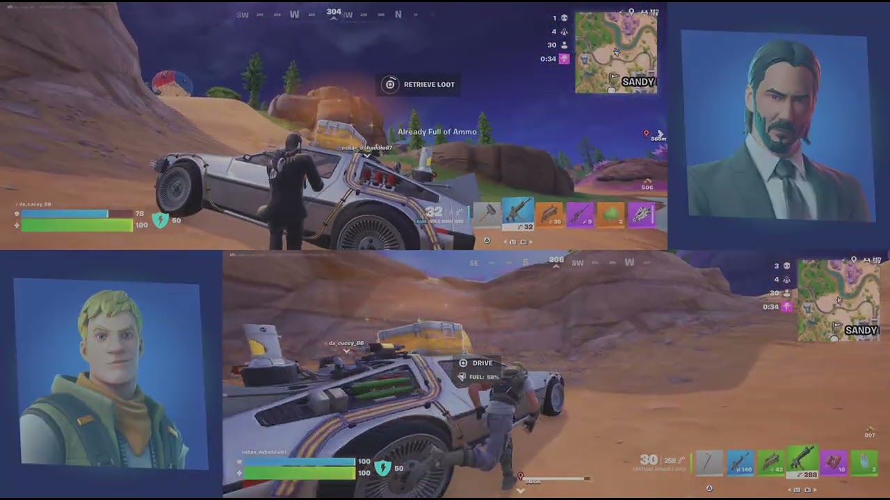Fortnite....Trin stealing my kills!!!!!