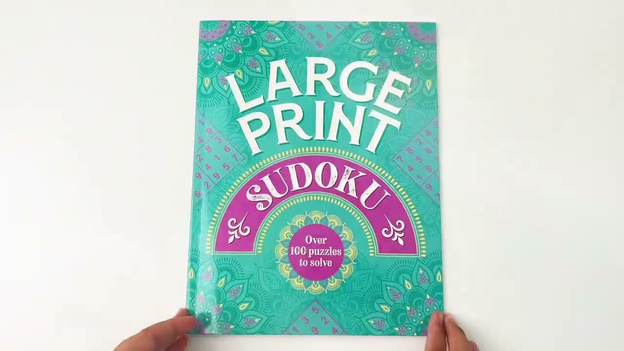 9781835442234 Sudoku Large Print Puzzle Book 100+ Puzzles