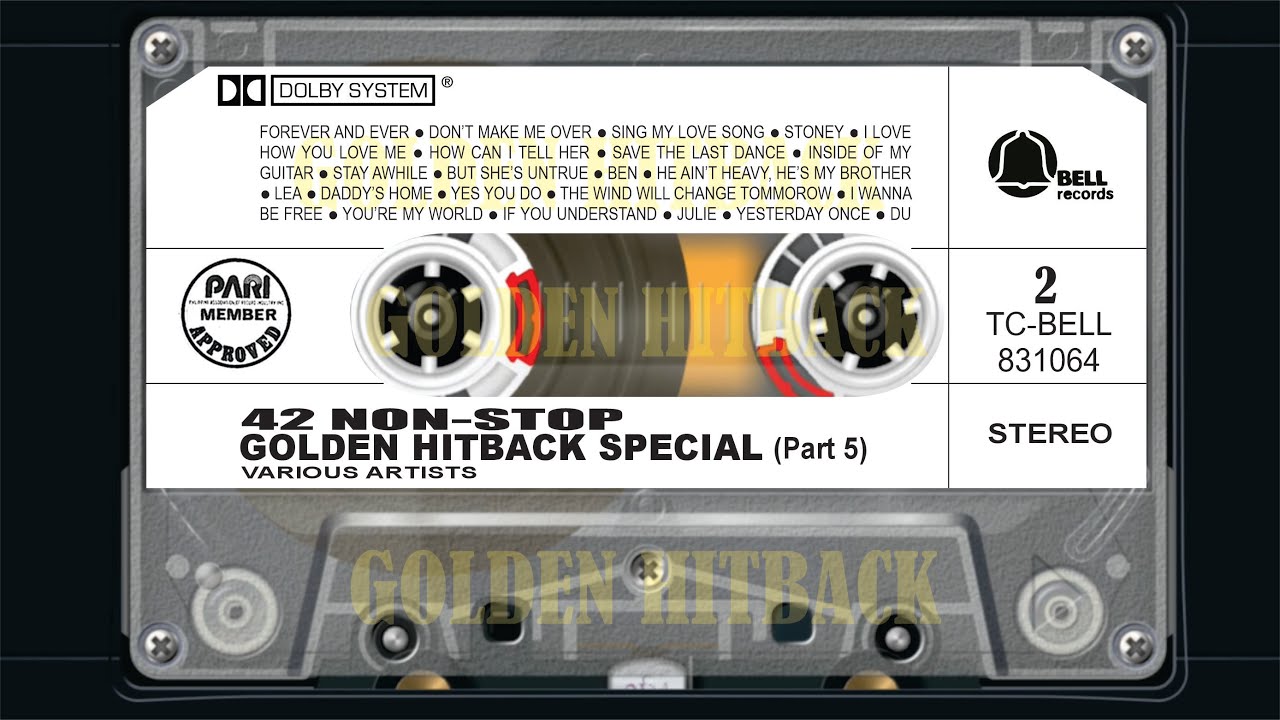 Volume 5: 42 Non-Stop Golden Hitback Special – Side B | Original Cassette Tape Label