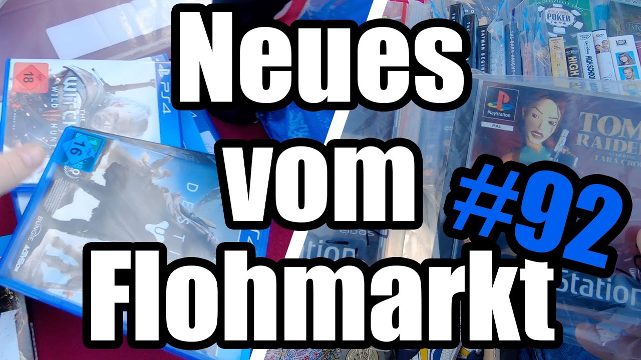 Es war Playstation Tag 😋 Unterwegs mit @Kleinviehmachtauchmist - Neues vom Flohmarkt #92