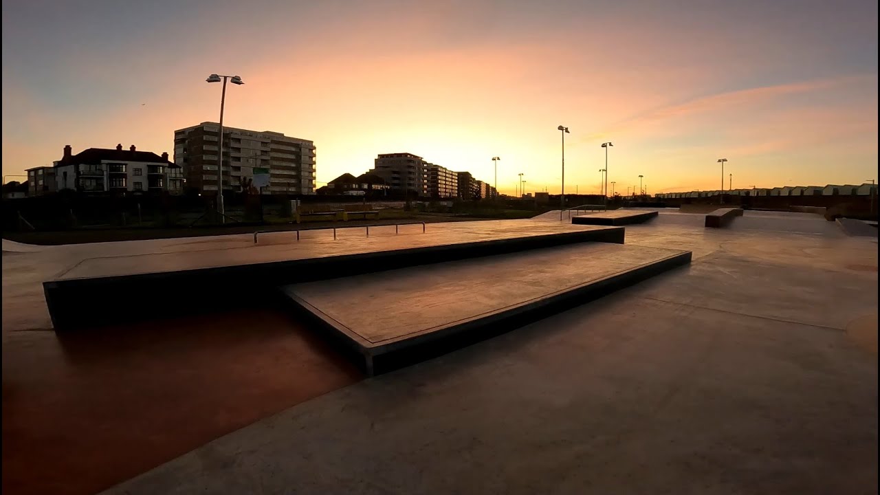 First Session At Hove Lagoon Plaza Skatepark