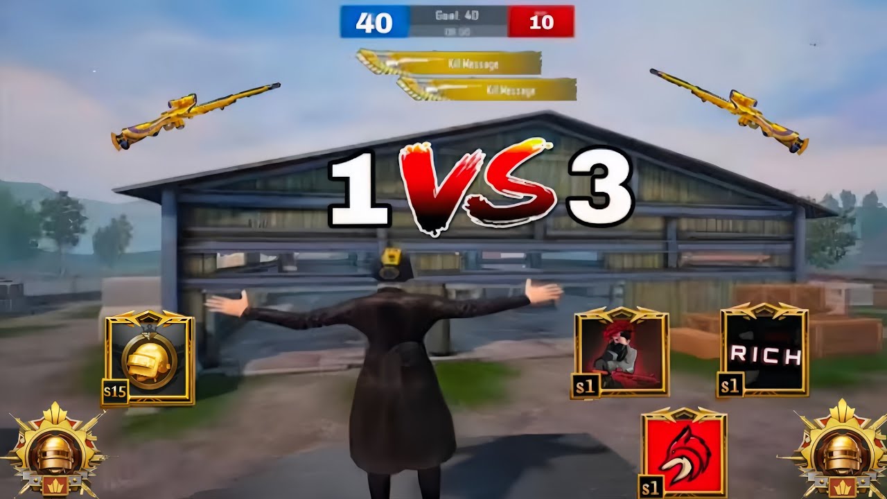 “1v3 Clutch in PUBG Room! 💥 Unbelievable Win!”