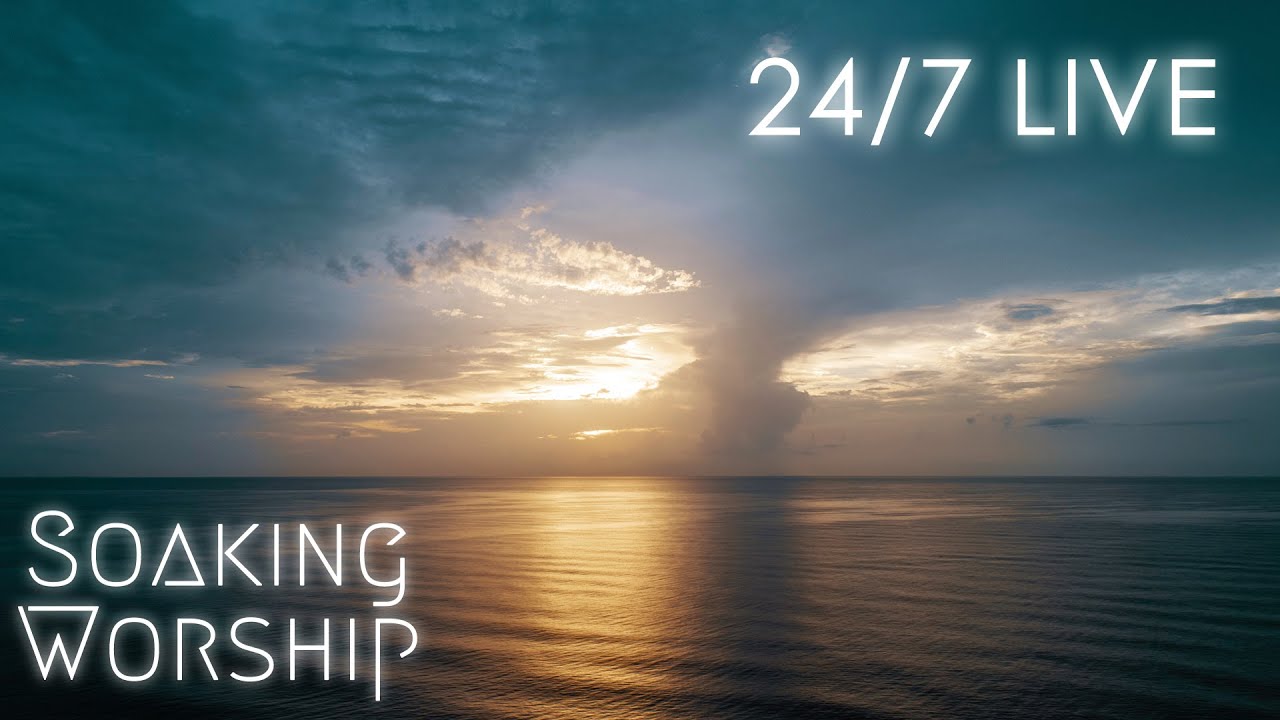 24/7 Beautiful Instrumental Hymns, Peaceful Relaxing Hymns with Ocean Sounds, Soothing Piano Hymns