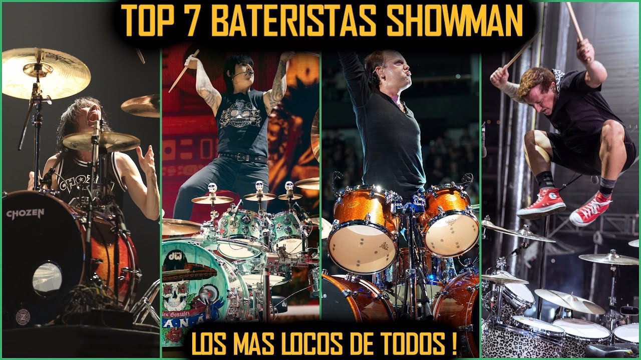 Los 7 Bateristas Showman Mas Grandes Y Locos De La Bateria