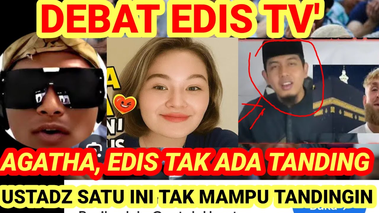 VIRAL LAGI‼️EDIS TV', AGATHA BANTAI USTADZ SATU INI 