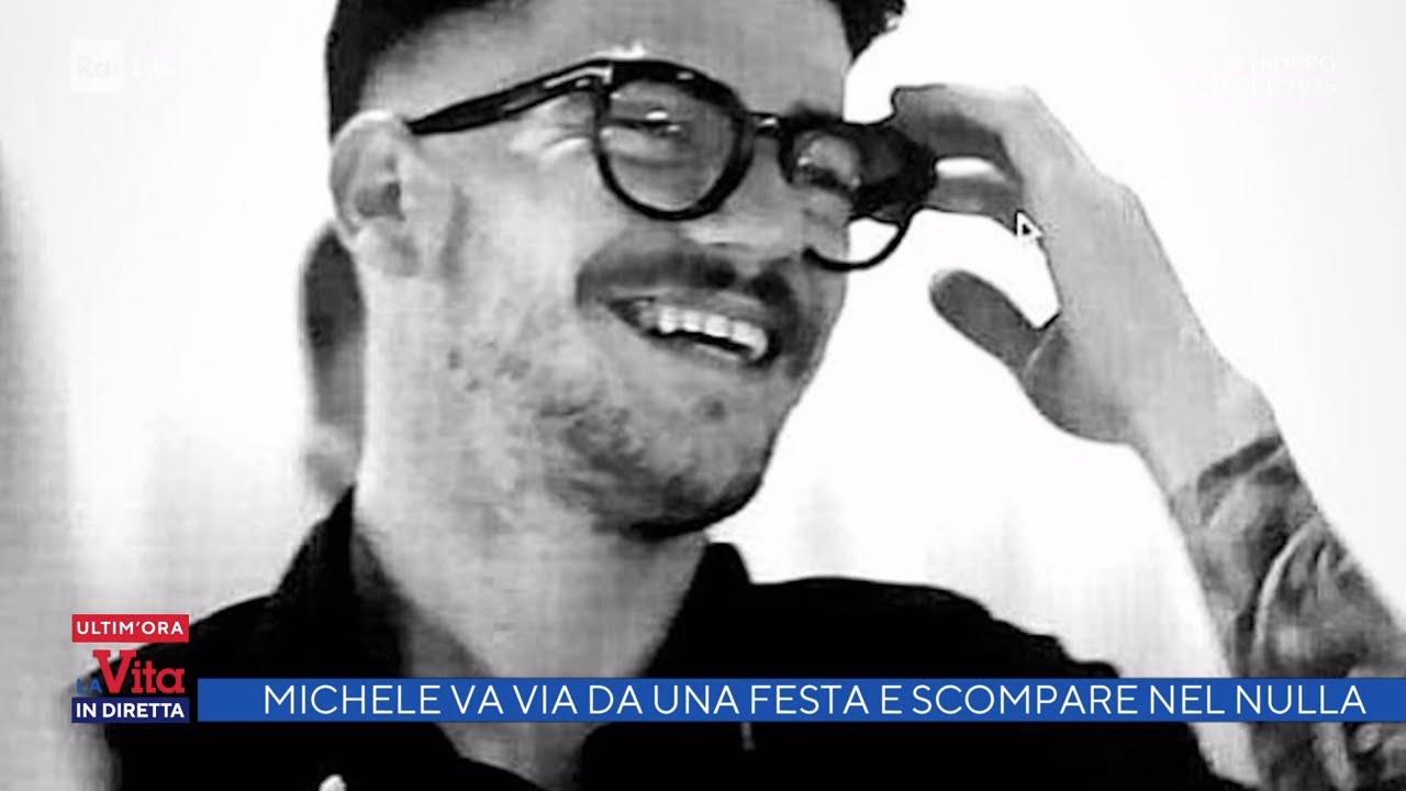 Michele Cilli va via da una festa e poi scompare nel nulla - La vita in diretta 19/01/2022