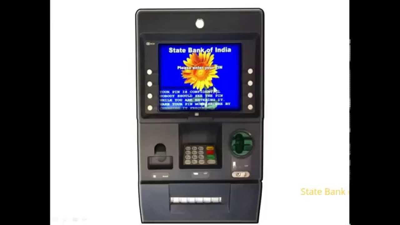 SBI ATM: Cash withdrawal through Automated Teller Machine. (Created as on May 2015)