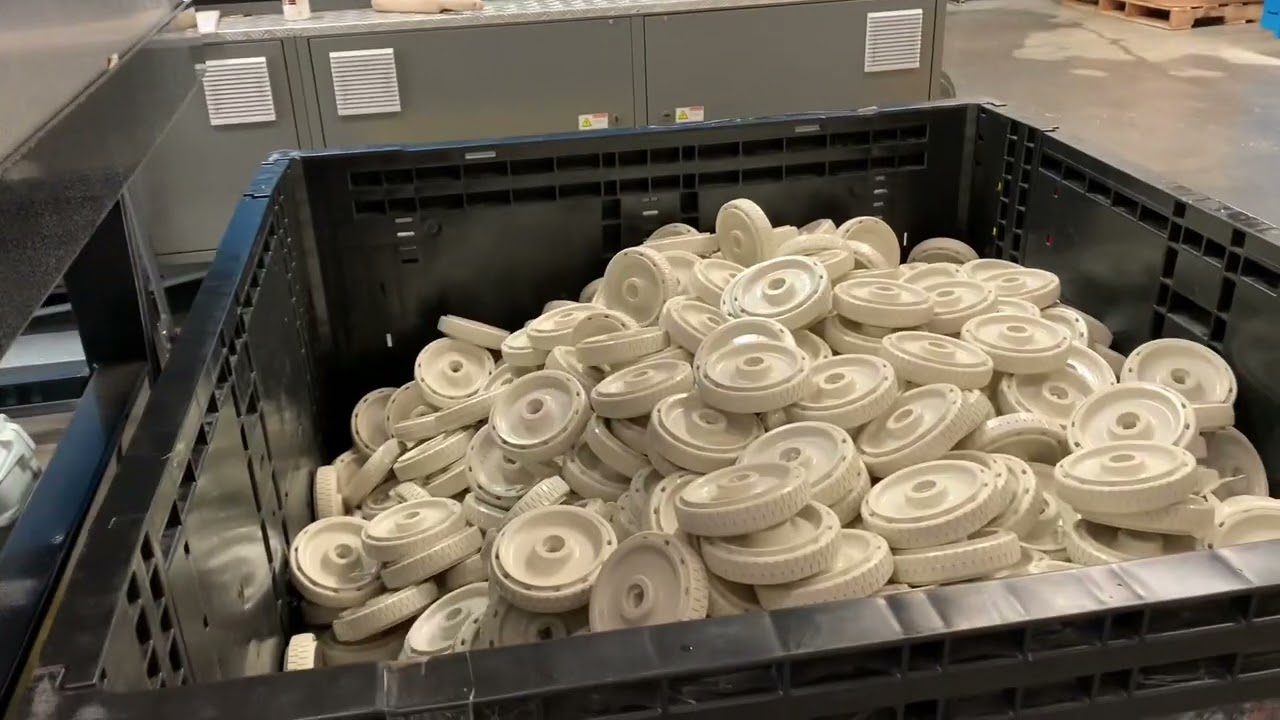 P&H Caster company. Make wheels for shopping cars