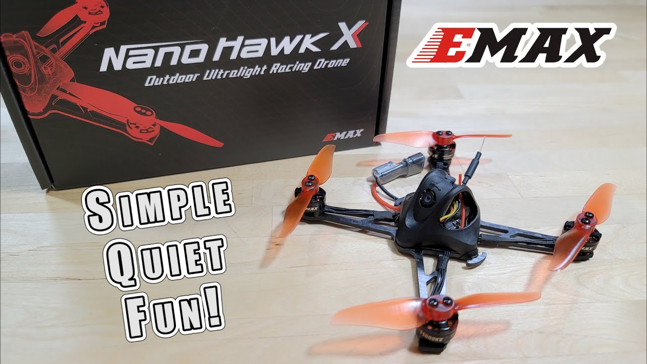 Quiet and Safe Drone for Beginners // EMAX Nanohawk X Review 👍