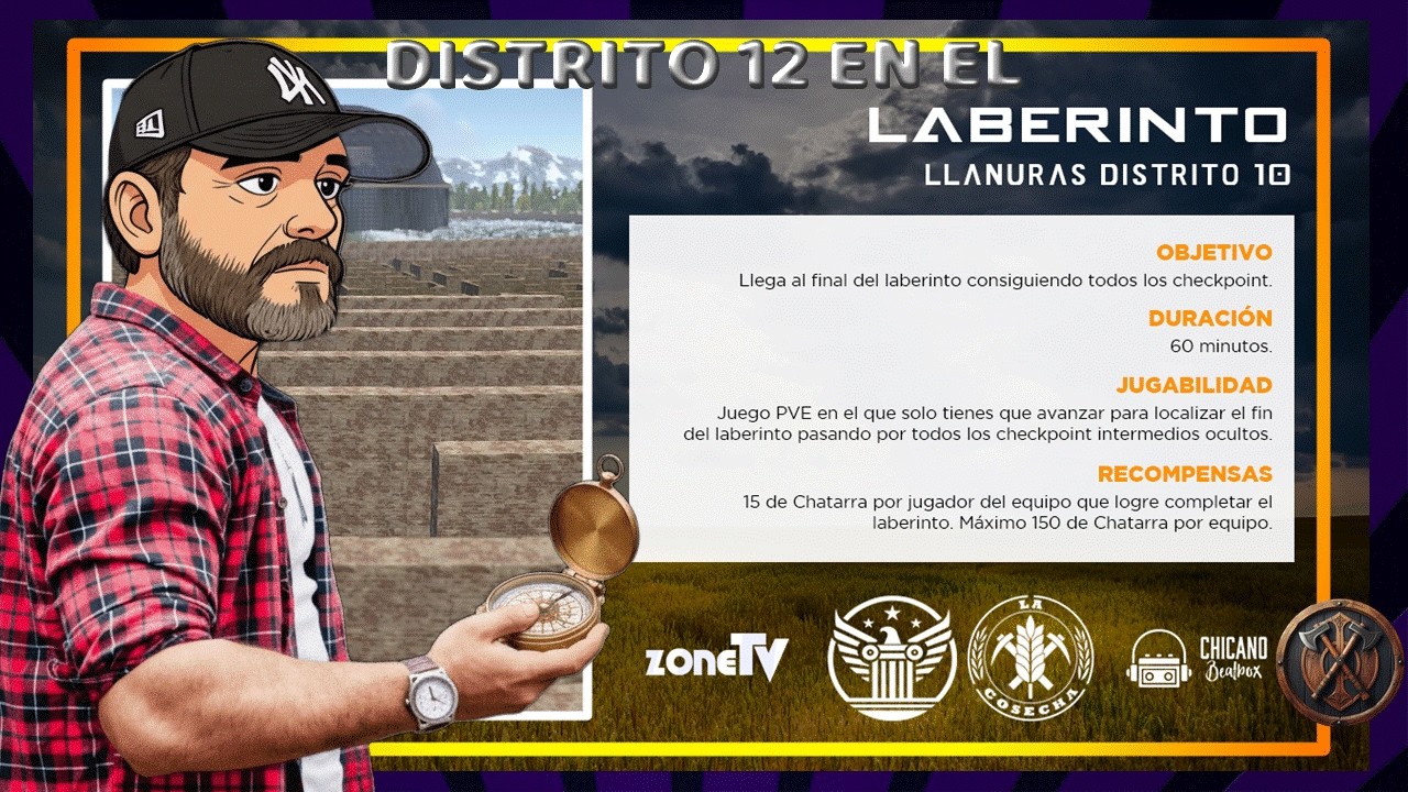 LABERINTO DEL DISTRITO 12 EN #lacosecharust  - Sigue mis directos en: twitch.tv/z0naz3ro