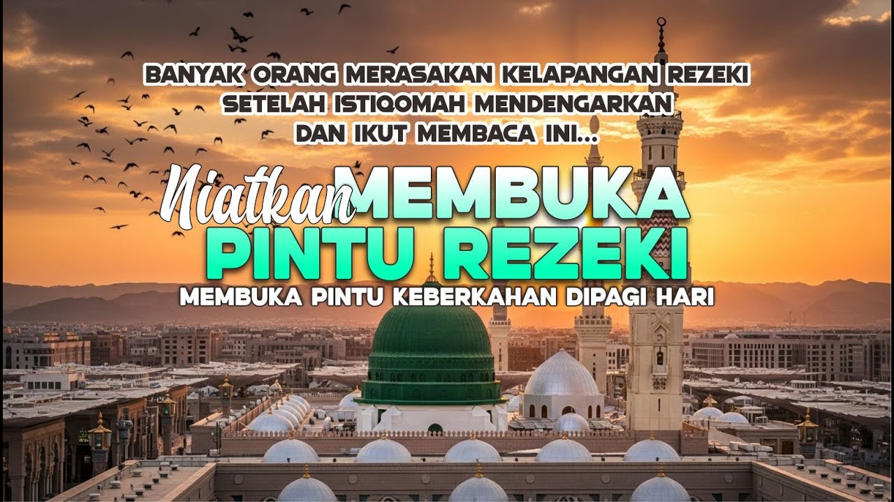 Al Waqiah Pembuka Pintu Rezeki Pagi Hari | DZIKIR PENARIK REZEKI DARI SEGALA PENJURU