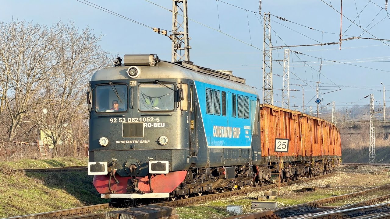 Влак на ТБД пристига в Русе Разпределителна с 0621052 / TBD train arrives in Ruse Razpredelitelna