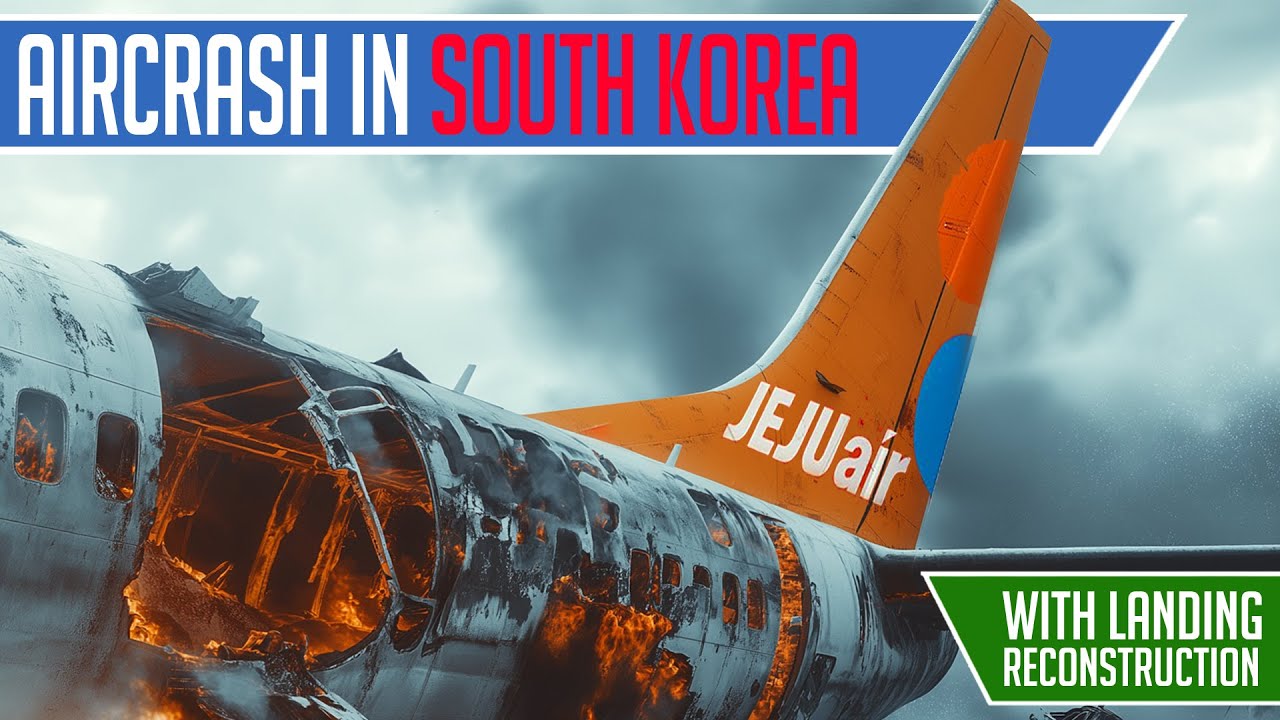 NO flaps, NO landing gears | JEJU Air Flight 2216 aircrash reconstruction