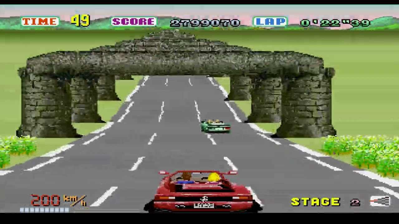 Outrun {original arcade version} -Try #1
