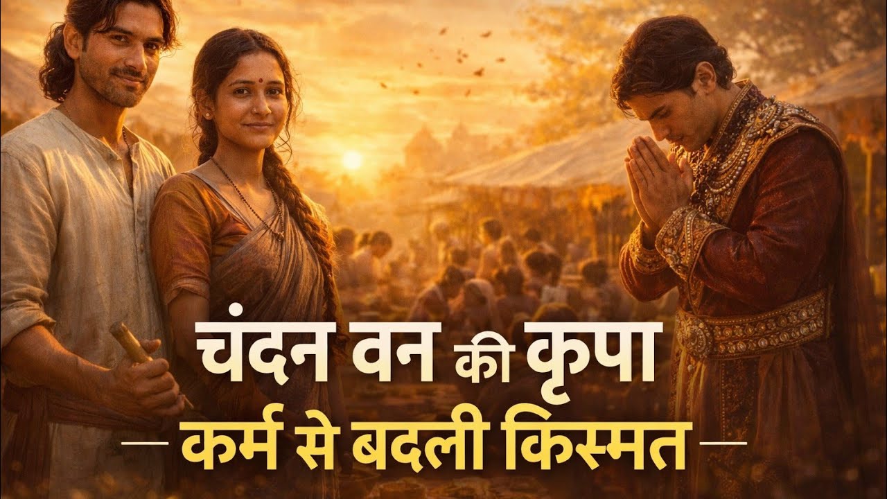 “कर्म का फल: भोला और चंदन वन की कहानी” 🌳