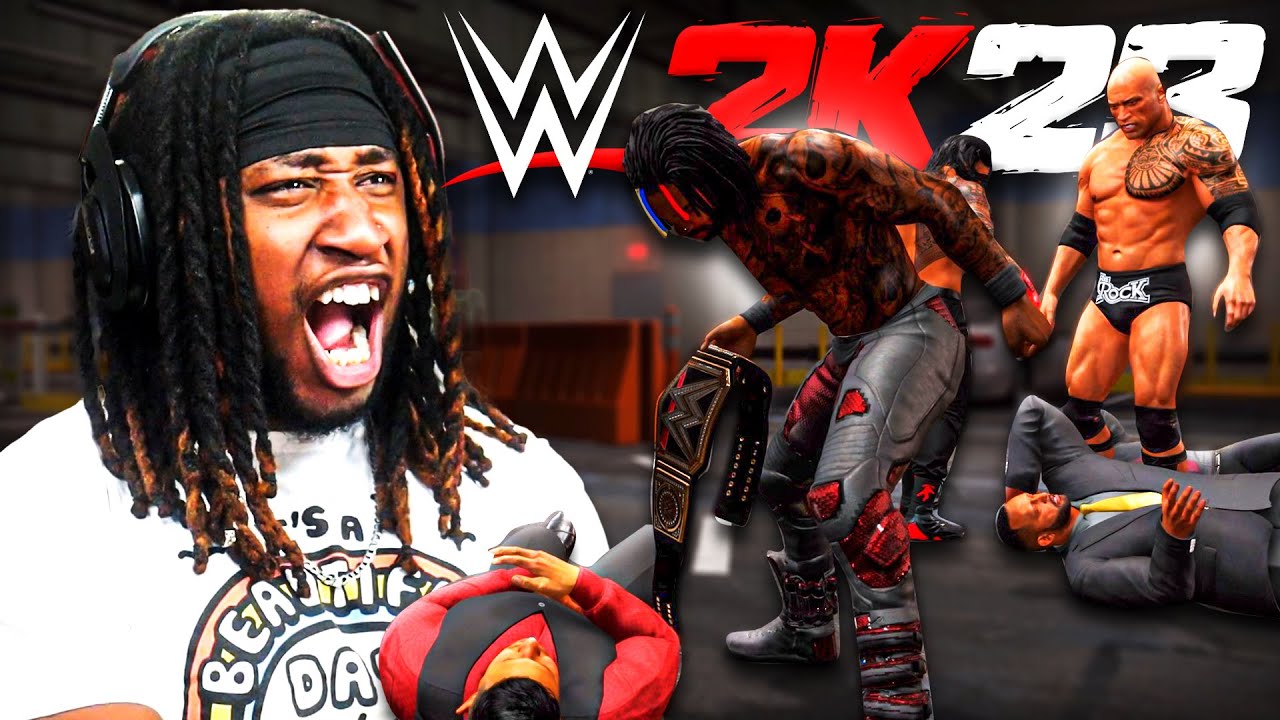 WWE 2K23 MyRISE #25 - ROMAN REIGNS AND THE ROCK JOINED MY FACTION!