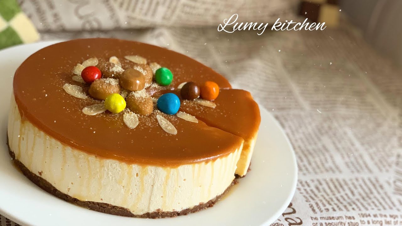 SALTED CARAMEL CHEESECAKE RECIPE | CÁCH LÀM MOUSSE CARAMEL CHUẨN VỊ