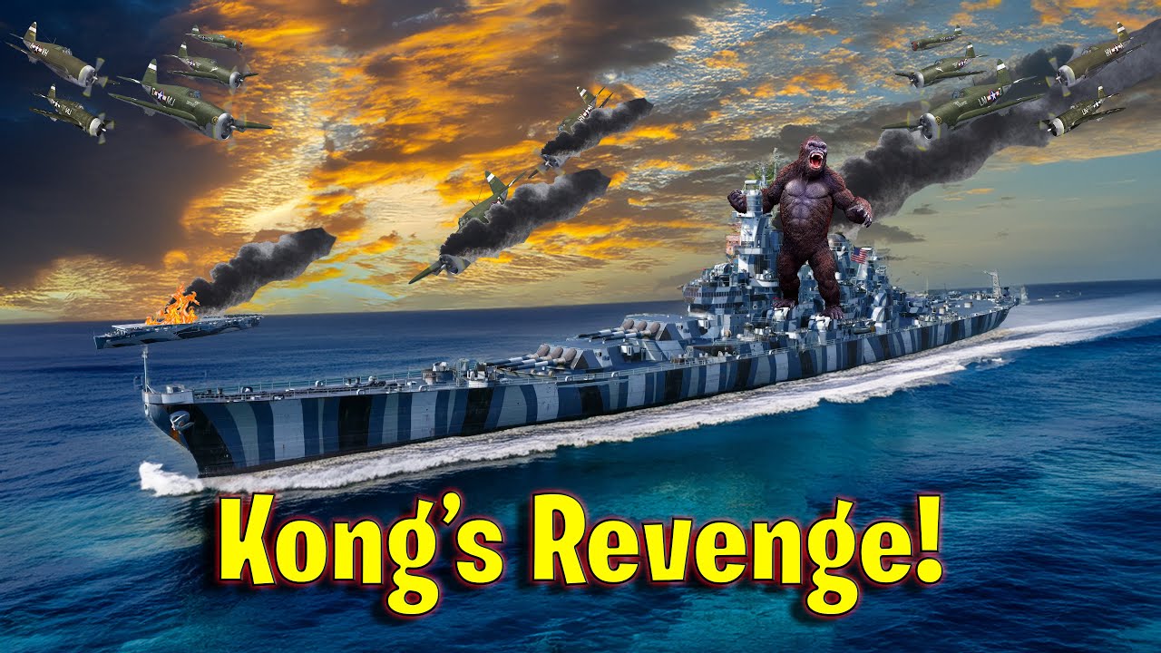 I Terrorized Carriers With Kong Build Iowa and It Was Hilarious in World of Warships Legends!