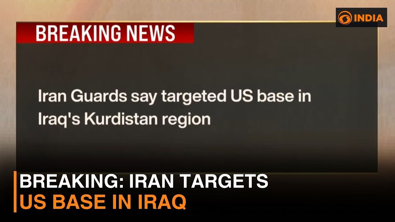 Breaking: Iran targets US base in Iraq