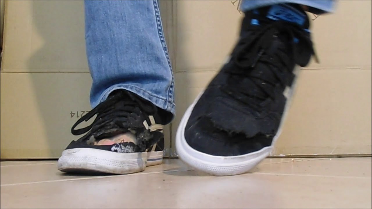 Playing with trashed sneakers #16