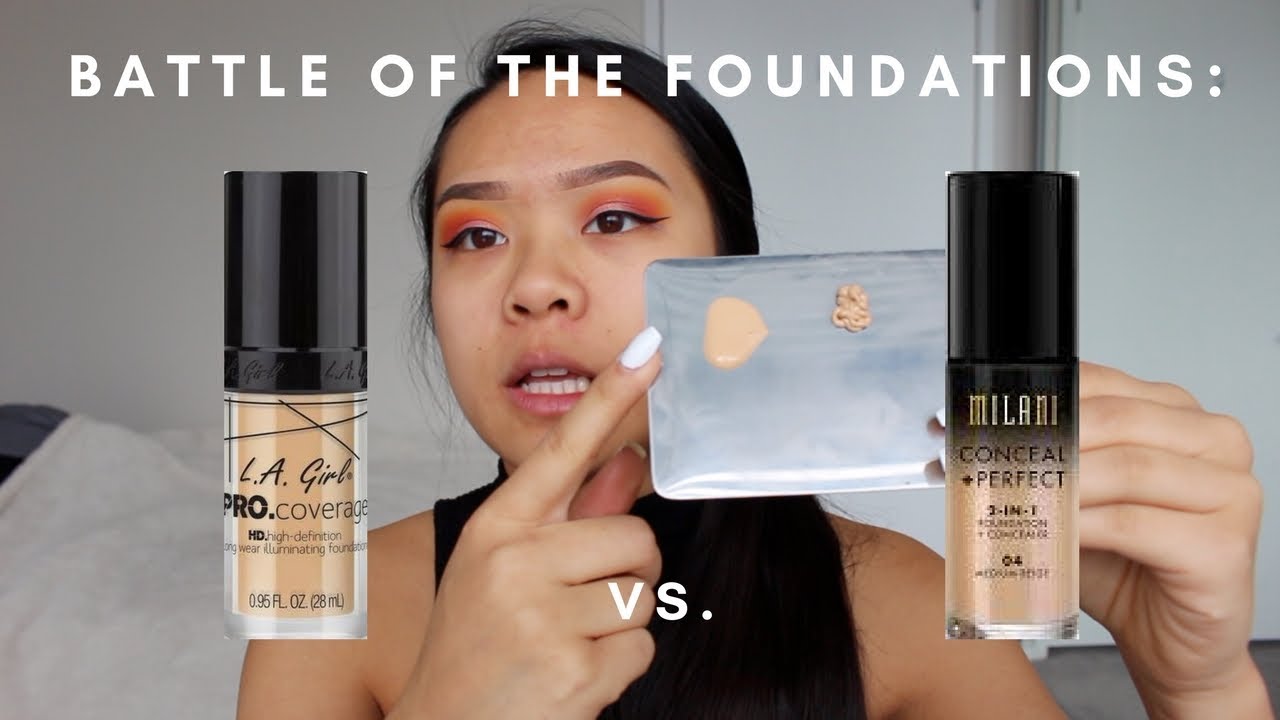 Battle Of The Foundations: LA Girl vs. Milani
