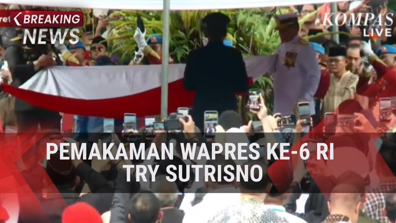 BREAKING NEWS - Wapres ke-6 RI Try Sutrisno Wafat