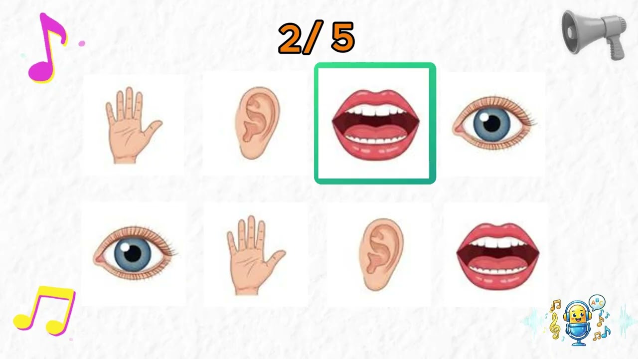 Say The Word On Beat: BODY PARTS Edition 🥁 | Vocabulary Challenge