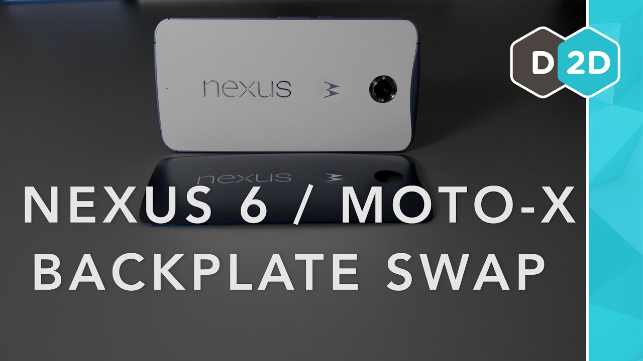 How to change the back cover on the Nexus 6 and Moto X