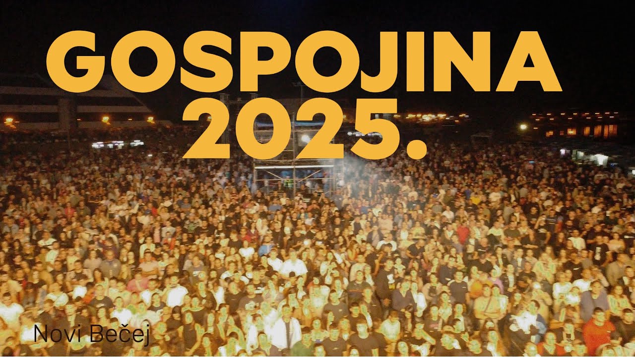 GOSPOJINA 2025  #gospojina #novibecej #dronevideo