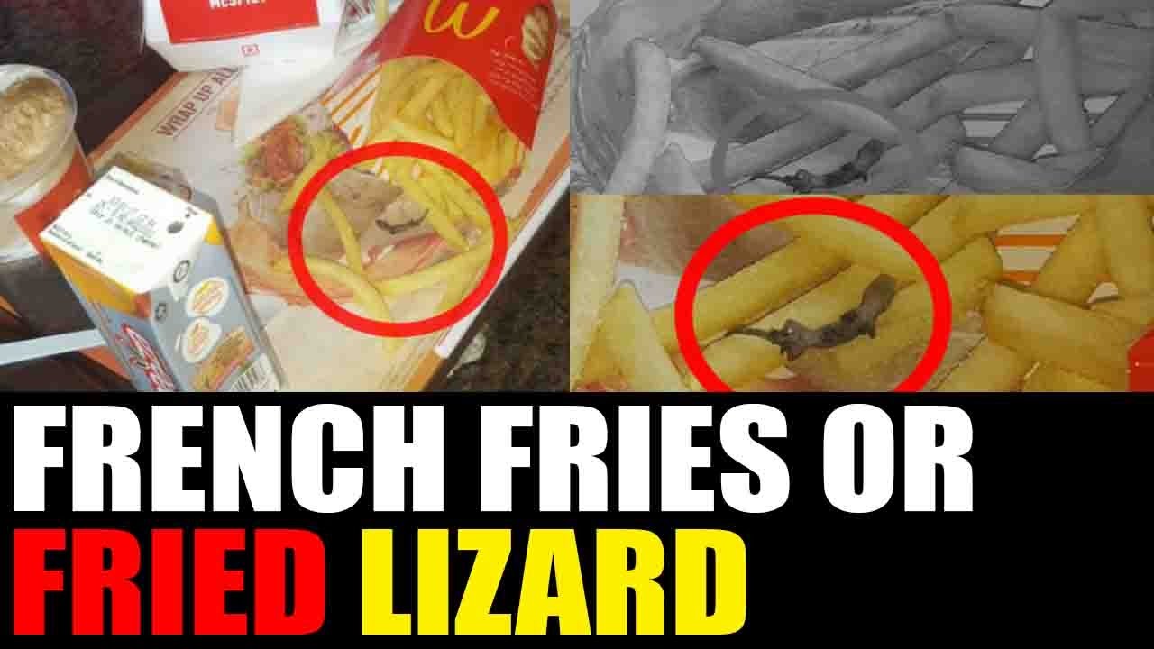 Mc'Donald serves dead lizard in french fries | Oneindia News