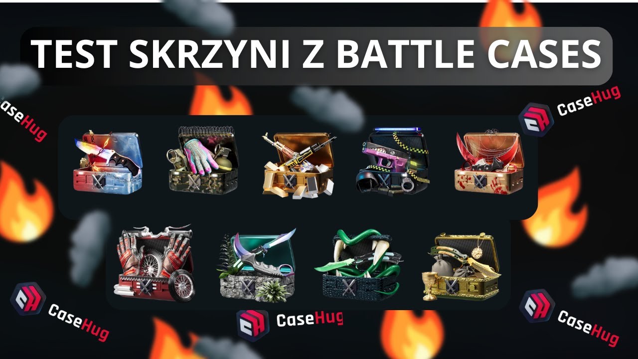 TESTUJEMY NOWE SKRZYNKI Z BATTLE CASES NA CASEHUG