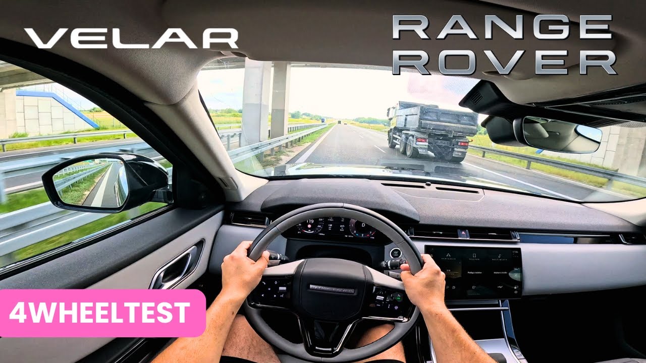 2023 Range Rover Velar [2.0 P250 250HP 184kW] POV TEST DRIVE BY 4WHEELTEST