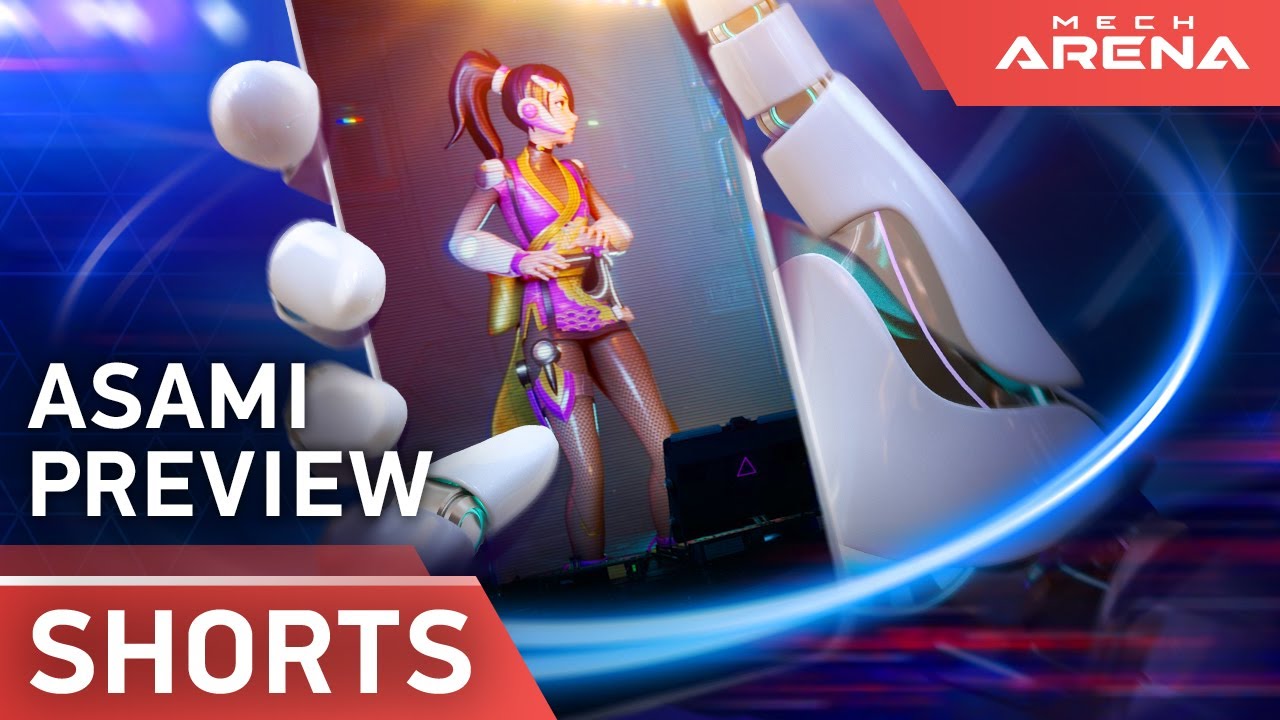 🦹&zwj;♀️Asami BROKE INTO the Fortune Vault! | New Legendary Beam Pilot | Mech Arena Teaser | #Shorts