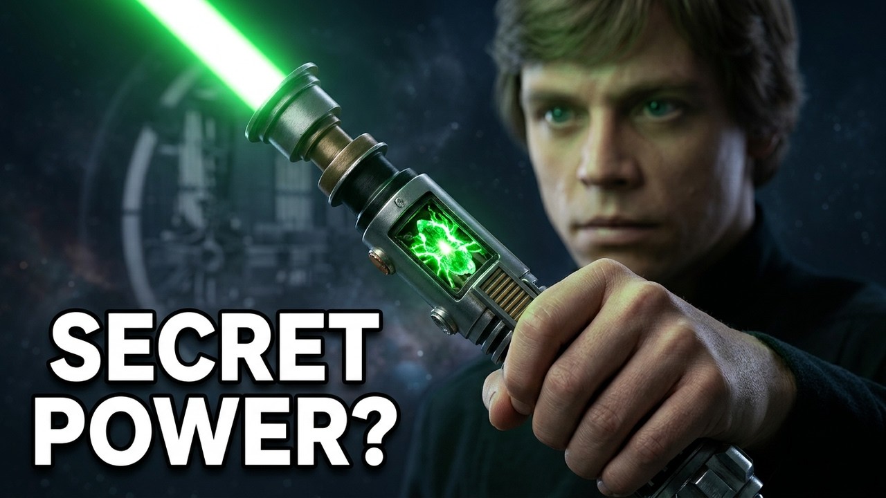 The True Power of Luke's Self-Made Lightsaber