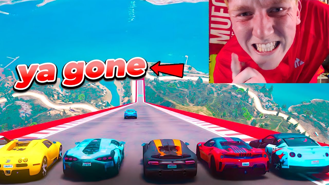 Лучшие моменты трансляции каждой гонки GTA Angry Ginge (Эпизод 6)