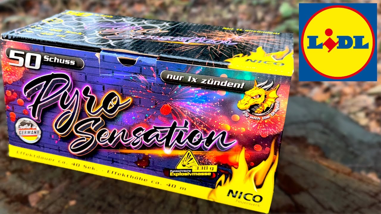 Nico Pyro Sensation 50 Schuss 16,99€ | LIDL NEUHEIT 2023